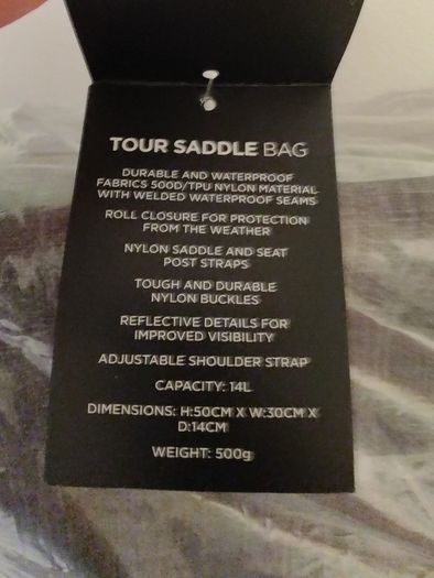 Muddy Fox Tour Saddle Bag. New