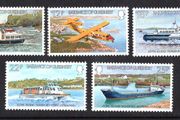 1981 Guernsey Inter-Island Transport Commemorative Stamps Mint Never Hinged (MNH)