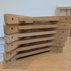 Wooden shelf bracket