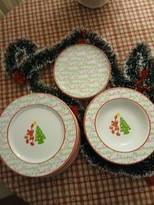 Disney Micky Mouse Christmas Dinner Set