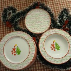 Disney Micky Mouse Christmas Dinner Set