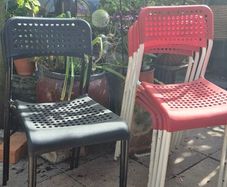 6x ikea stackable chairs