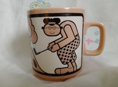 Hornsea mug, Worlds Best Golfer, John Clappison