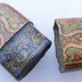 Vintage handmade hand-painted papier-mache  box. India. Kashmir Rare  Box Image 3