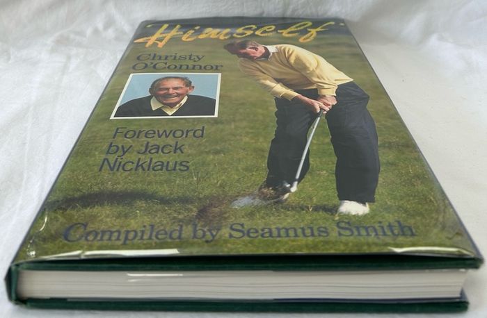 Christy O'Connor Snr SIGNED autobiography Golf Legend