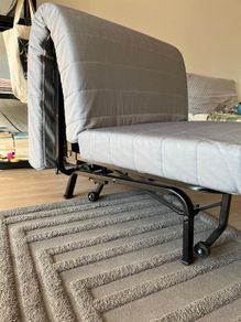 IKEA LYCKSELE chair beds (black), including matt