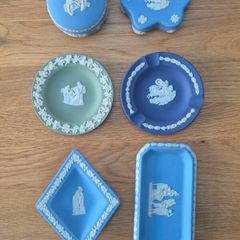Vintage Wedgwood Jasperware Collection 6 Pieces England