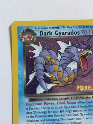 Dark Gyarados - Prerelease Holo Nm