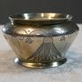Antique Victorian Hallmarked Silver Cauldron Salt, London 1873, Barnard Family, 41g Image 5
