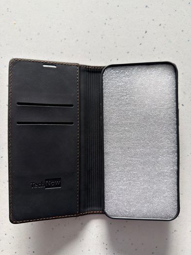 New TechNow Wallet Case for iPhone 15 Pro Max - Black