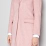 Designer Dusty Pink Tailored Coat Image 2