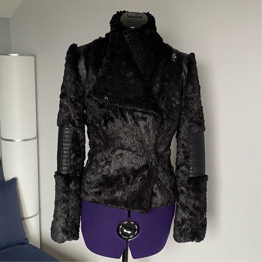 Faux fur jacket