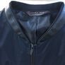 Zara mens navy jacket slim fit large l size Image 3