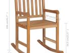 Rocking Chair Solid Teak Wood