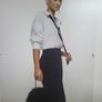 River Island Straight Leg Trousers Image 3
