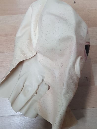 Cosplay Alien Horror Latex Mask Halloween Fancy Dress Party Headwear Ghost Props