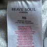 Womens Brave Sould Grey Hoodie XS Image 4