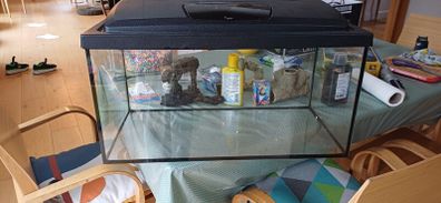 fish tank aquarium 54 litre with filter, heater etc