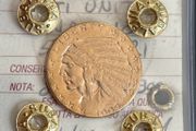 USA 5 Dollars 1909 Indian Head Gold Coin Denver