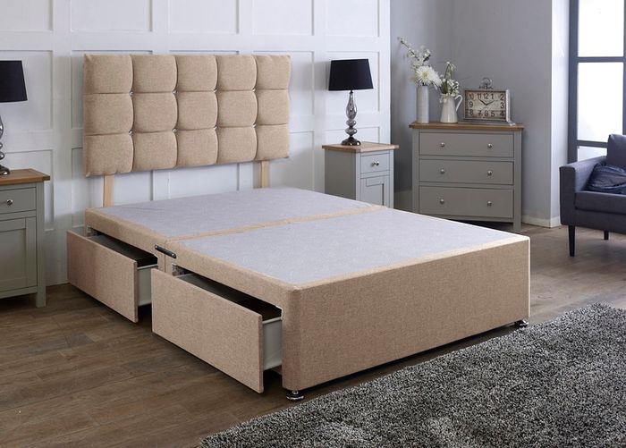 Divan Double & King Size Bed Frame With Mattress