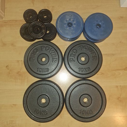 Weight Bench & 100kg of weights