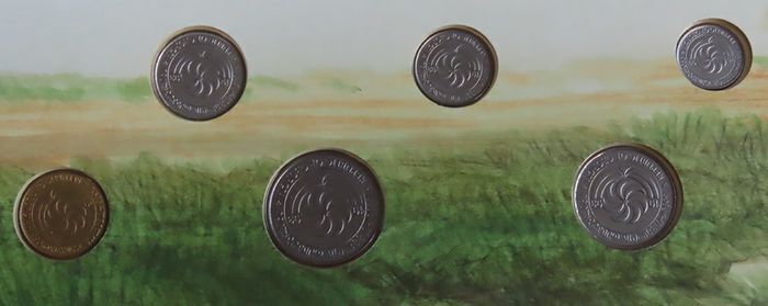 Georgia coins set vintage original UNC
