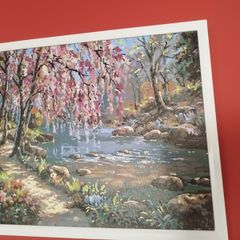 Framed painting for sale. Hand-painted.