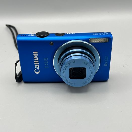 Canon IXUS 132 16MP Digital Camera Blue - Full Kit