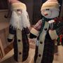 Snowman and woman