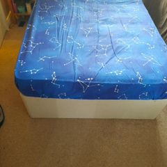 small double bed with mattress