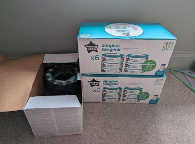 Tommee tippee simplee sangenic nappy bin refills