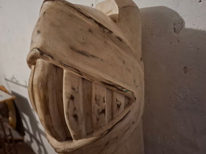Sculpture of Knight in Armour