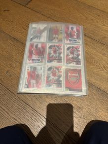 Large collection of 300+ match attack cards in large binder