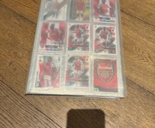 Large collection of 300+ match attack cards in large binder