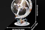 Space Station Globe Building Block Model with LED Light