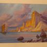 Beautiful Sea Scape painting Image 2