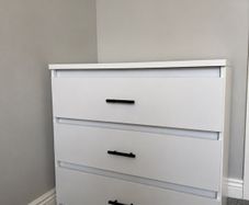 Chest of Drawers (3 Drawers, White)