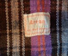 Vintage Arran blanket