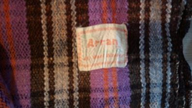 Vintage Arran blanket