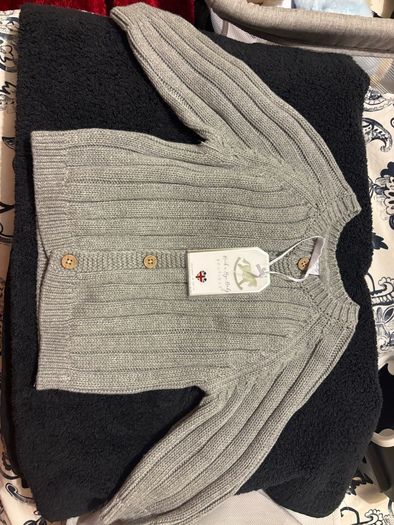 baby hello world cardigan