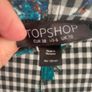 leggings topshop leggings size 10 black & white floral print Image 5