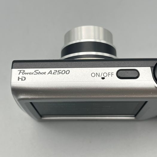Canon PowerShot A2500 16MP Digital Camera Black and Silver Tested - Full Kit