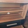 Walnut & Black Gloss Sideboard Image 2