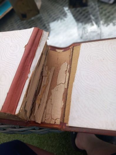 1880s album for photography, antique, D18 post 8e