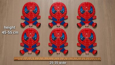 Spider man Foil balloon stick decorations