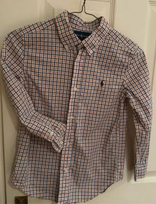 boys ralph lauren shirts size 7y