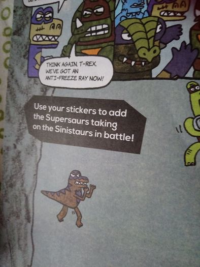 2000 Sticker Dino - Supersaurus Book