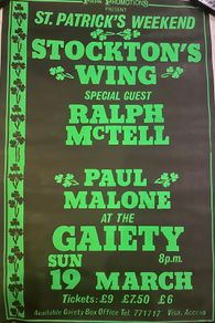 Stocktons Wing Ralph McTell poster Gaeity