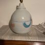 Large round pottery lamp Image 2