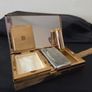 1950's Compact Lipstick Cigarette Blunt Mesh Handle Purse Image 2